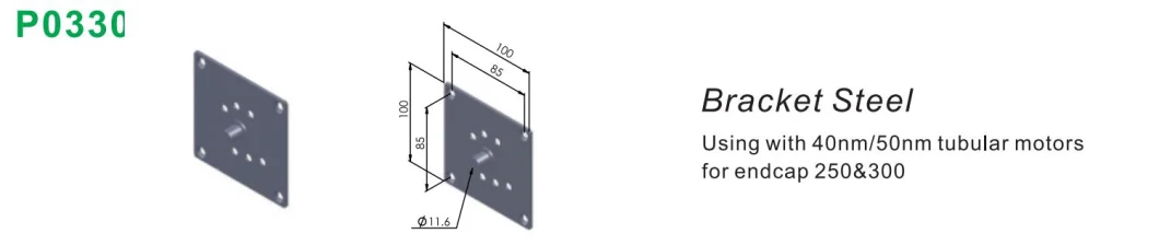 Roller Blinds/Rolling Shutter Accessories, Bracket for Tubular Motors