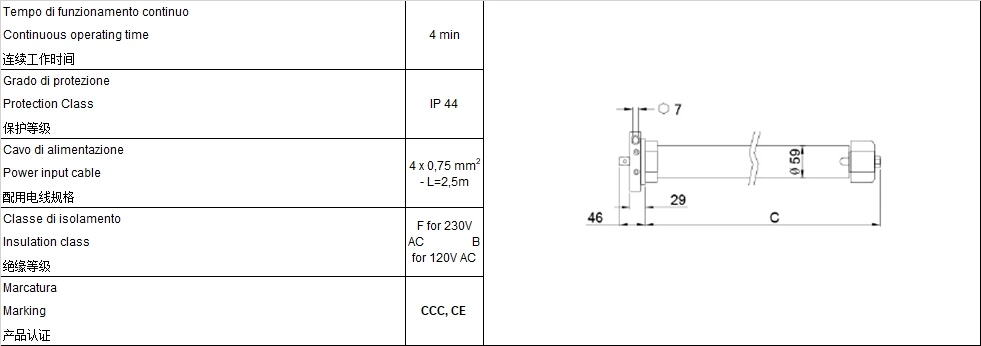 Manufacturer electric AC Oct 70 Manual Roller Shutter Door Motor