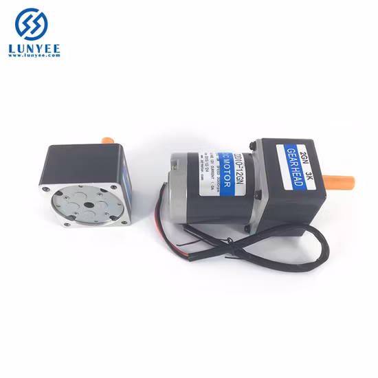 Reversibler 60-mm-15-W-Bush-DC-Automatik-Vorhangmotor mit Metallgetriebe