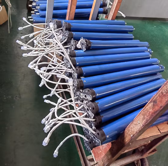 Neuartiger kabelloser Rollladen-Rohrmotor mit Fernbedienung